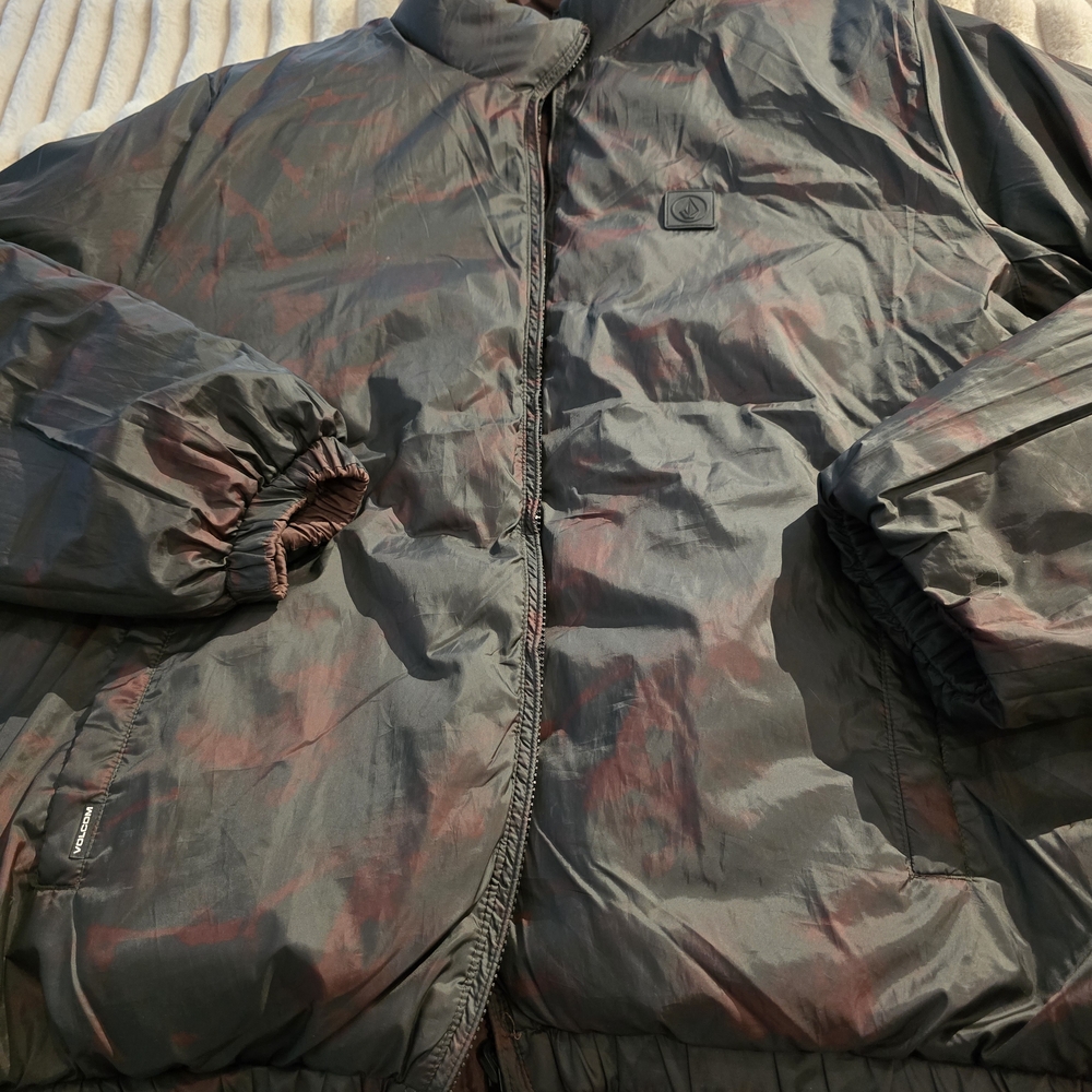 Volcom Brown Reversible Jacket - Picture 5 of 7